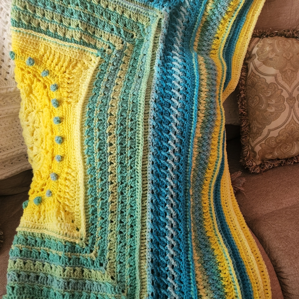 Sunshine Ombre throw - Picture 5 of 5